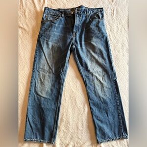 American Eagle Outfitters Men's Blue Straight Jeans